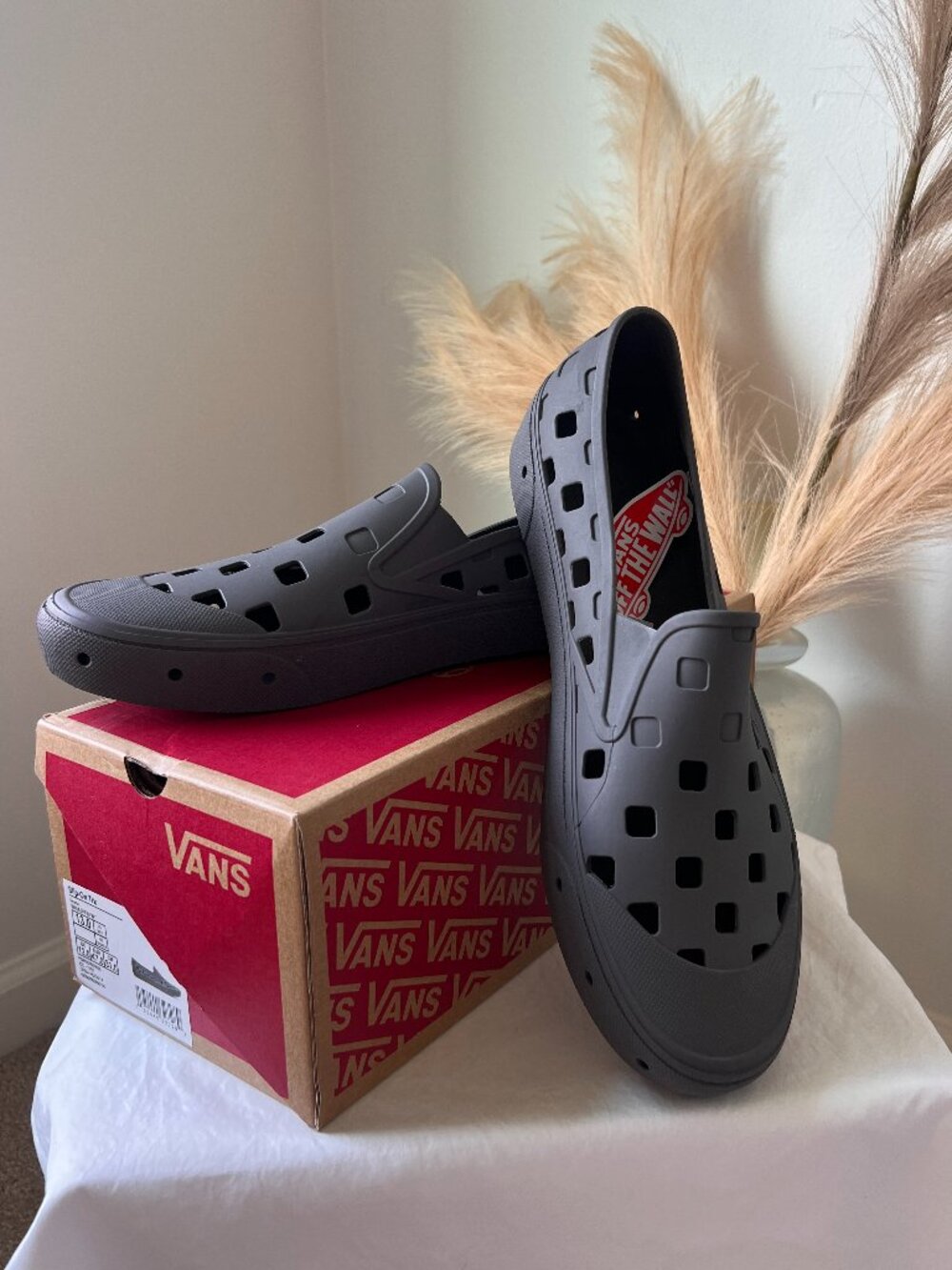 Vans Slip-On TRK Trek Water Shoes Pewter Gray Men’s Size 13 New in Box